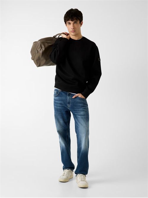 Felpa in scuba GUESS | M6RQ03KD132/JBLK